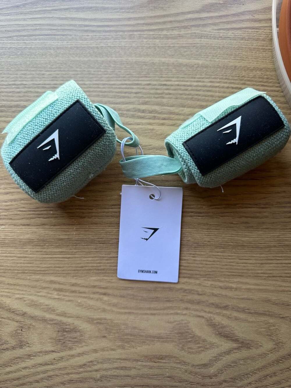 Gymshark Wrist Straps One Size Green Lifting Fitness